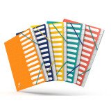 Trieur standard Oxford boston a4 12 positions couverture carte coloris assortis