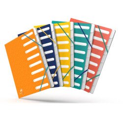 Trieur standard Oxford boston a4 7 positions couverture carte coloris assortis