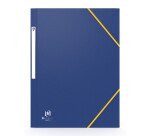 Chemise 3 rabats Oxford boston a4 avec élastique couverture carte coloris assortis