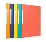 Chemise 3 rabats Oxford boston a4 avec élastique couverture carte coloris assortis