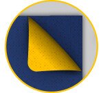 Chemise 3 rabats Oxford boston a4 avec élastique couverture carte bleu