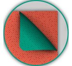 Chemise 3 rabats Oxford boston a4 avec élastique couverture carte rouge