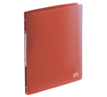 Classeur Oxford school life a4 dos20 4anneaux rond polypro translucide assorti