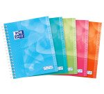 Répertoire Oxford lagoon 11x17cm 160 pages reliure spirale couverture polypro coloris assortis