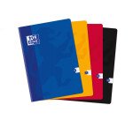 Cahier Oxford Color Life A4 grands carreaux Seyès 192 pages brochées couverture carte coloris assortis