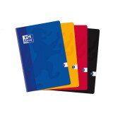 Cahier Oxford color life a4 grands carreaux seyès 192 pages brochées couverture carte coloris assortis