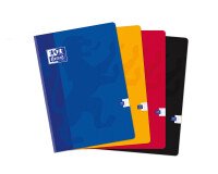 Cahier Oxford color life a4 grands carreaux seyès 192 pages brochées couverture carte coloris assortis