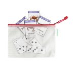 Pochettes à zip A5 Tarifold couleur - Sachet de 8