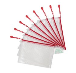 Hüllen mit Reißverschluss A5-Format Tarifold - Beutel von 8