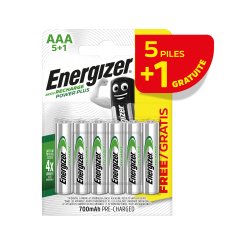 Pila recargable AAA Energizer Power Plus HR03 - Blister de 6 pilas