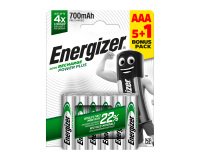 Accu rechargeable Energizer Power Plus HR03 AAA- Blister de 6 accus