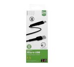 Câble USB Micro USB 2 m anti-noeud