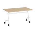 Table rabattable à roulettes Bruneau Practika Plus - plateau profondeur 70 cm