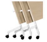 Table rabattable à roulettes Bruneau Practika Plus - plateau profondeur 70 cm