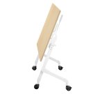 Table rabattable plateau hêtre L 140 x P 70 cm - Galice Plus