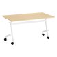 Table rabattable plateau hêtre L 140 x P 70 cm - Galice Plus