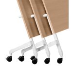 Table rabattable plateau chêne L 120 x P 70 cm - Galice Plus