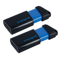 Pack 2 USB-sleutels USB Integral Pulse 16 GB