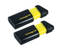 Pack de 2 memorias USB-A Integral Pulse de 64 GB