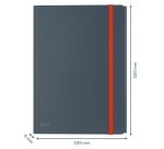 Chemise à élastique 3 rabats plastique LEITZ COSY 23,5 x 32 cm