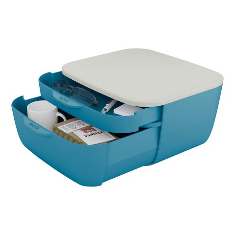 Buc de 2 cajones Leitz Cosy azul