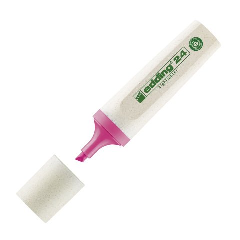 Subrayador fluorescente edding EcoLine 24 rosa