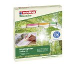 Subrayadores fluorescentes edding EcoLine 24 - Estuche con 4 colores