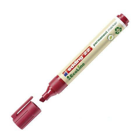 Rotulador permanente edding Ecoline E22 rojo
