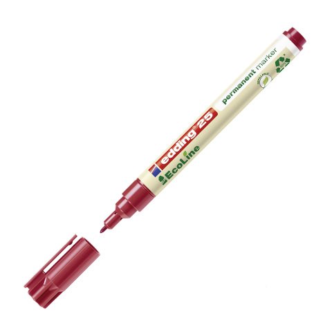 Rotulador permanente edding Ecoline E25 rojo