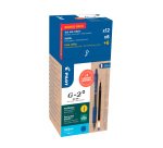 Pack of 12 roller pens G2 Pilot + 12 refills of which 6 for free 