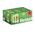 Bière Heineken canette 33 cl - Carton de 24