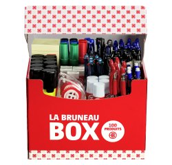 Caja de 100 productos de oficina Bruneau