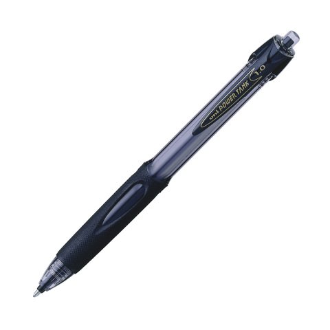 Bolígrafo Power tank Uni-ball - Punta 1 mm Negro