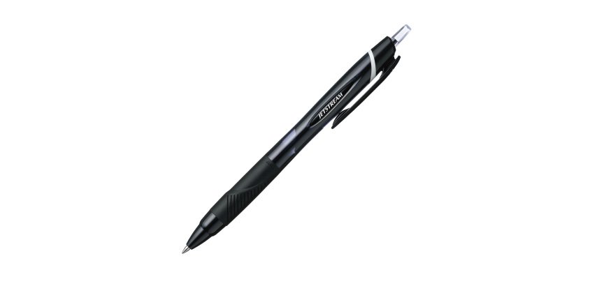 Stylo roller Uni Ball Jet Stream Mix rétractable pointe 1 mm - écriture moyenne