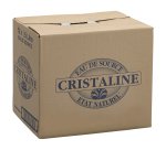 Eau Cristaline bouteille 1,5 L - Carton de 12