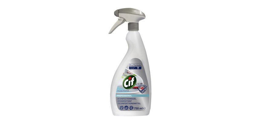 Nettoyant desinfectant CIF divodes - spray 750ml sur bruneau.lu