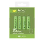 Pilas recargables LR03 AAA 950 mAh  GP ReCyKo - Blister de 4 pilas