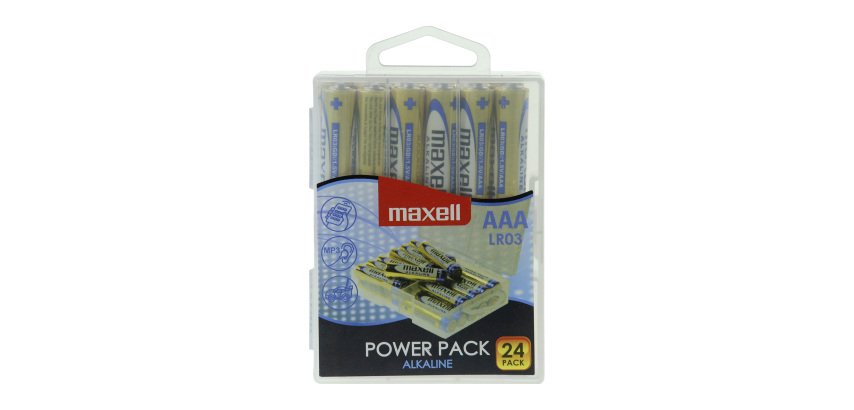 Pilas LR03 AAA MAXELL - Caja de 24 pilas