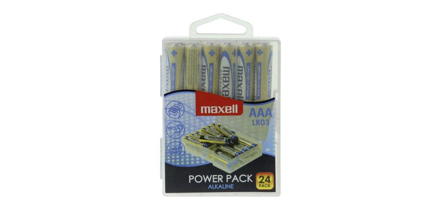 Pilas LR03 AAA MAXELL - Caja de 24 pilas