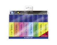 Pack of 6 markers Textsurfer Staedtler + 2 for free 