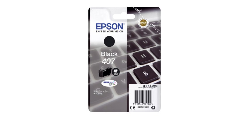 Epson 407 cartucho original negro