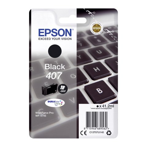 Epson 407 cartucho original negro