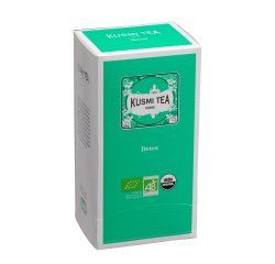 Thee Detox Bio Kusmi Tea - doos met 25 biologisch afbreekbare zakjes