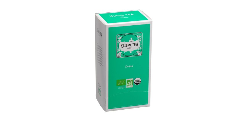 Kusmi Tea Té Detox Orgánico - Caja de 25 sobres