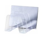 Range-revues HAN SORTER 3 compartiments transparent dos de 22,4 cm