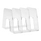 Magazine holder Han Sorter 3 compartments translucent back 22,4 cm