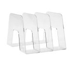 Range-revues HAN SORTER 3 compartiments transparent dos de 22,4 cm