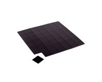 Zelfklevende vierkante magneten 14 x 14 cm kleefkracht 80 g/cm² - plaat van 49