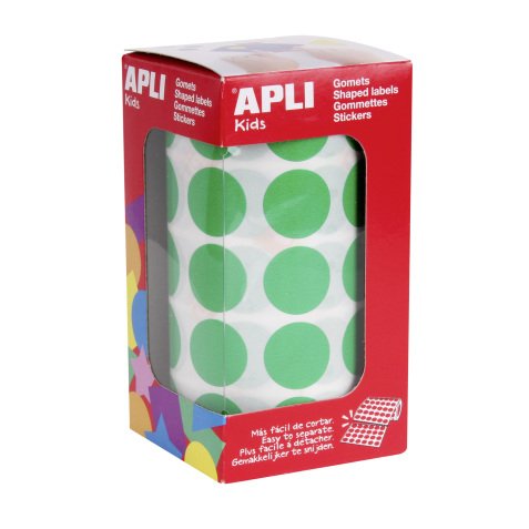 Pastille adhésive diamètre (sigle) 20 mm couleur Agipa - rouleau de 1770