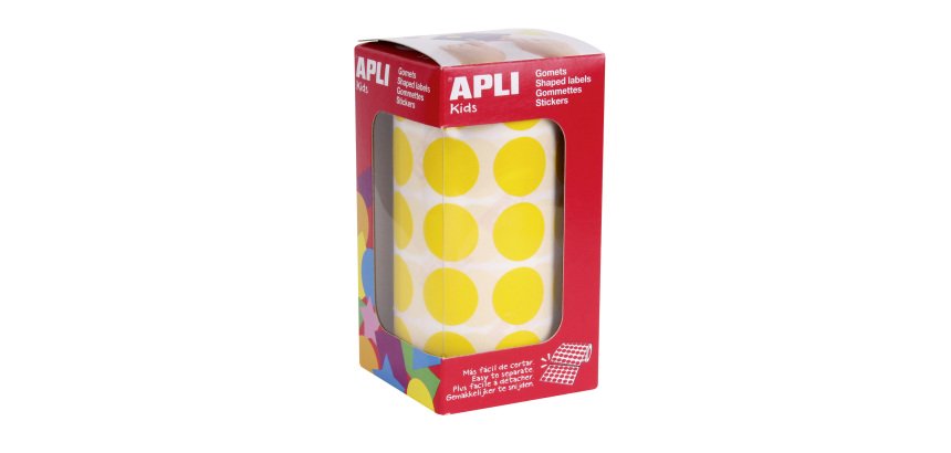 Round stickers diameter Ø 20 mm color Agipa - roll of 1770